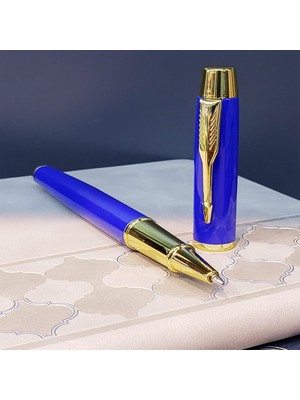 Büro Ev Ofis Hediyesi Için Mavi Metal Tükenmez Kalem