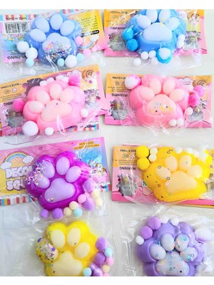Pati Squishy Oyuncağı Yumuşacık Jel Kıvamlı Mıncıklama Eğlenceli Sukuşi Yumoş Sıkma Oyuncağı