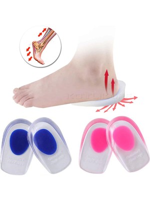 silikon jel topuk destek yastığı  hafifletici şok emici taban