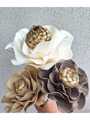 El Yapımı Lateks 2 Li Çiçek (Yapay Çiçek)