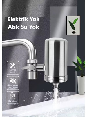 Musluk Suyu Filtresi Paslanmaz Çelik Mutfak Için Mikrofiltrasyon Seramik Filtre Su Arıtma Sistemi