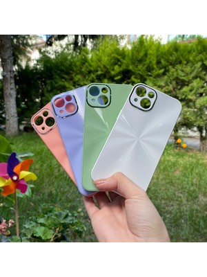 iPhone 12 Pro Beyaz Prizma Desenli Cam Görünümlü Kılıf