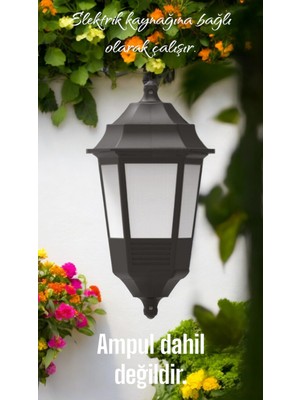 E27 Duylu, Elektrikle Çalışır Modern Iç ve Dış Mekan, Bahçe, Balkon Armatürü, Modern Duvar Aplik