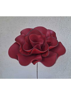 Lateks Bordo Vazoluk Çiçek