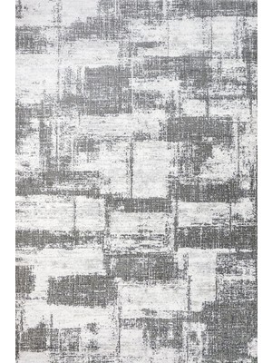 Hali.Net 80x150 cm Krem Gri Soyut Modern Soyut Halı | Salon Mutfak Halısı | Hav Vermez Leke Tutmaz | ARTEMİS_ARTEX-9154A