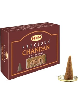 Precious Chandan(Hint Sandalı) Konik Tütsü 10'lu Özel Seri