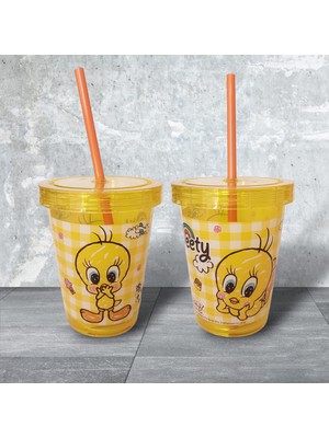 Lisanslı Pipetli Bardak 450 Cc- Bpa Free( 1 Adet)