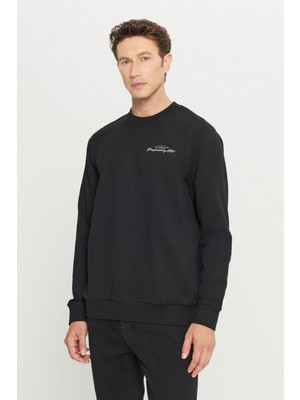 Altınyıldız Classics Pamuklu Standart Fit Normal Kesim Rahat Bisiklet Yaka Sweatshirt