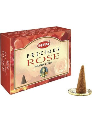 10 Adet Precious Rose Cones Konik Tütsü