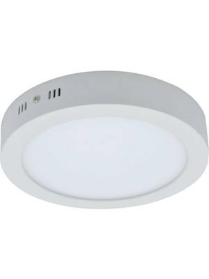 Cata CT-5233 18 Watt Yuvarlak Siva Üstü LED Panel Günişiği Metal Beyaz Kasa [mustazen]
