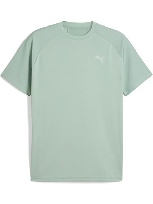 Puma 68862154 Traınıng Ess Tee Green Fog Yeşil Yuvarlak Yaka Regular Fit Düz Erkek T-Shirt