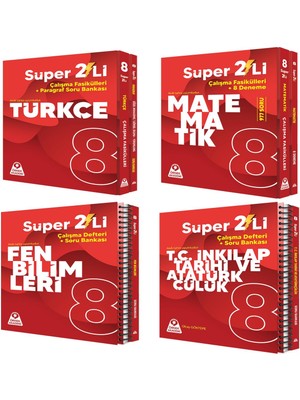 Örnek Akademi 8.sınıf Süper Ikili Seti 4 Kitap