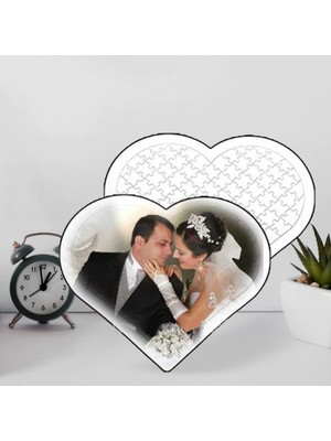 Kişiye Özel Kalp Puzzle 97 Parça HK2751