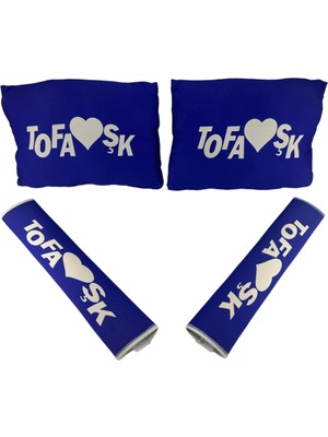 Tofaş Boyun Yastığı Emniyet Kemer Pedi Mavi Tofaşk