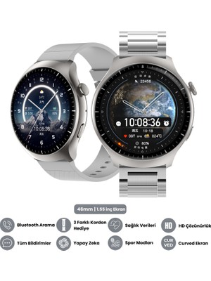 Harvox Watch Hx-4 Pro Akıllı Saat Apple iPhone ve Android Tüm Telefonlara Uyumlu