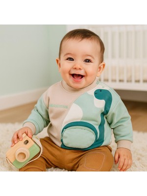 Dino  Omuzdan Çıtçıtlı Şardonlu Kışlık 2li Takım