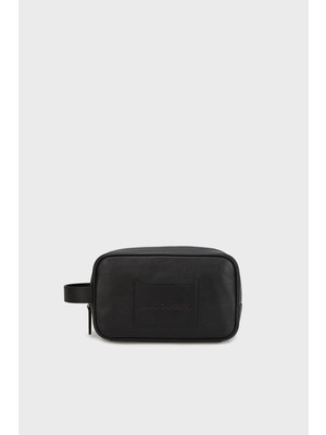 Emporio Armani Logolu Deri Bilek Askılı Çanta Erkek Çanta EM003561 AF13788 UC001