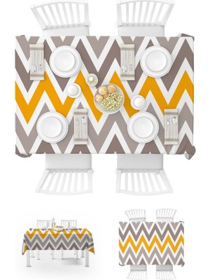 Dijital Baskı Masa Örtüsü - Leke Tutmaz, Yıkanabilir, Kaliteli Mikropetek Kumaş