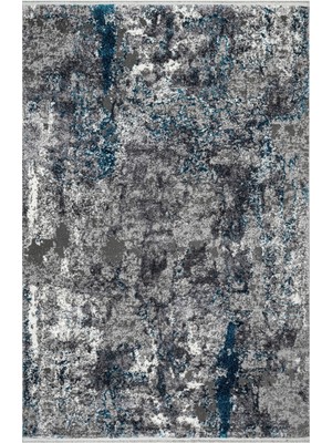 Hali.Net 80x150 cm Gri Liray İskandinav Modern Nordik Halı | Mutfak Balkon Salon Halısı | Hav Vermez Leke Tutmaz | LİRAY-852J