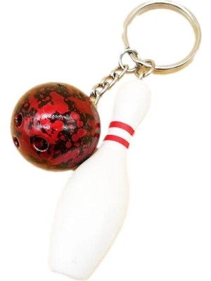 Ocean Pole Bowling Kırmızı Anahtarlık