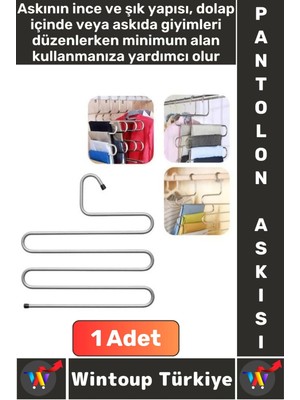 Dayanıklı Kolay Temizlenir Kaymaz Dolap Içi Düzenleme Giysi Havlu Kravat Pantolon Ince Krom Askı