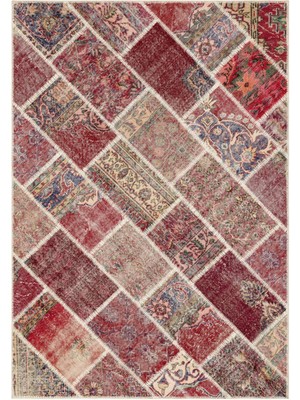 Bespoky 163x232 cm El Dokuma Çok Renkli Yün Halı | El Yapımı Klasik Salon Halısı | %100 Doğal Yün | UNİQUE-35475