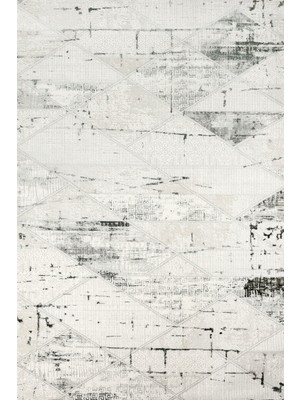 Hali.Net 80x150 cm Gri Mat Modern Stone Halı | Mutfak Balkon Salon Halısı | Hav Vermez Leke Tutmaz | STN_OTTOWA-007G