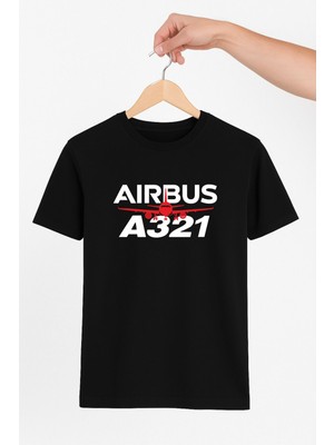 Vecihi Geliyor Airbus A321 Unisex Tshirt Pilot - Havacı - Uçak Tutkunu Hediye
