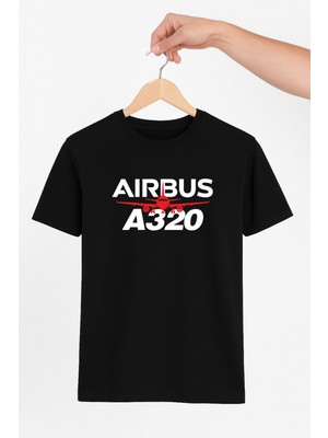 Vecihi Geliyor Airbus A320 Uçağı  Tshirt  Pilot - Havacı - Uçak Tutkunu Hediye