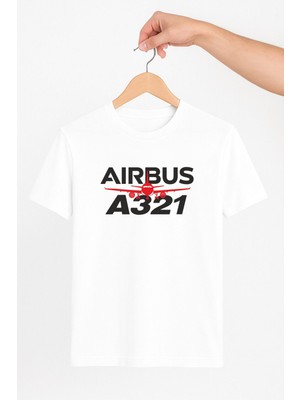 Vecihi Geliyor Airbus A321 Unisex Tshirt Pilot - Havacı - Uçak Tutkunu Hediye