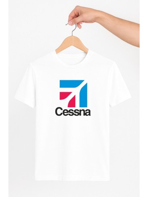 Vecihi Geliyor Cessna Unisex Tshirt Pilot - Havacı - Uçak Tutkunu Hediye