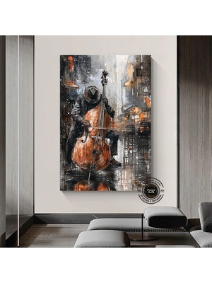 Afrika Caz Sanatı, Afrika Kanvası, Caz Duvar Sanatı, Siyah Müzisyen Kanvası