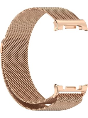 Samsung Galaxy Watch 8 Metal Hasır Örgü Mıknatıslı Milanes Paslanmaz Lansman Kayış 40MM 44MM 46MM Kordon
