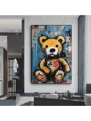 Teddy Ayı Duvar Sanatı; Graffiti Stil; Sokak Sanatı