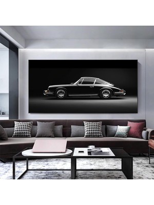 Araba Duvar Sanatı; Nostaljik Araba Kanvası; Eski Araba Duvar Sanatı; Araba Tutkunu Hediye Sanatı; R