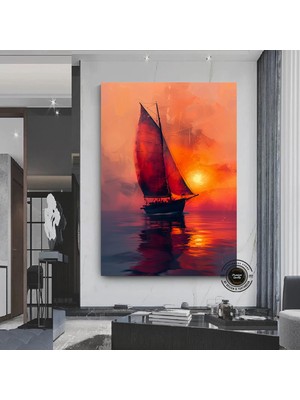 Denizcilik Temalı Kanvas, Yelkenli ve Gemi Baskıları, Ev Hediyesi