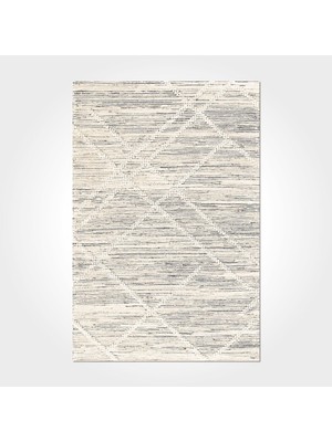 Hali.Net 80x150 cm Krem İskandinav Pamuk Yıkanabilir Klasik Halı | Mutfak Balkon Yatak Odası Halısı | Leke Tutmaz Hipoalerjenik | İSKANDİNAV-3112PC