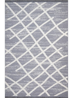 Hali.Net 120x250 cm Gri Belezza İskandinav Modern Nordik Halı | Salon Yatak Odası Halısı | Hav Vermez Leke Tutmaz | BELEZZA-8632GRK