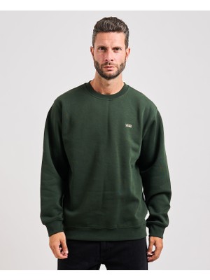 Vans Left Chest Iı Loose Crew Erkek Haki Sweatshirt VN000P20EMU1