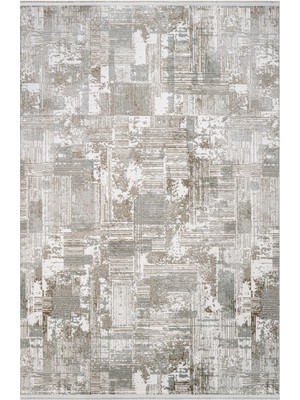 Hali.Net 120x250 cm Gri Filika İskandinav Modern Nordik Halı | Salon Yatak Odası Halısı | Hav Vermez Leke Tutmaz | FİLİKA-11352K