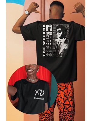 Fuddy Moda The Weeknd Xo Sırt Baskılı Erkek-Kadın T-Shirt