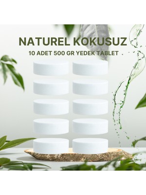 Saban Saban nem Alıcılı ve Rutubet Giderici Yedek Tablet  2X500 gr Naturel 5'li Paket