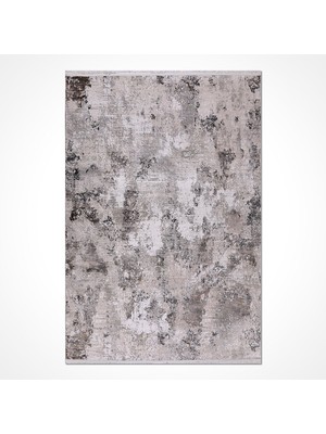 Kahverengi Modern Etnik Desenli Akrilik Hav Vermeyen Leke Tutmayan Kolay Temizlenen Yumuşak Makine Salon Yolluk Mutfak Halı