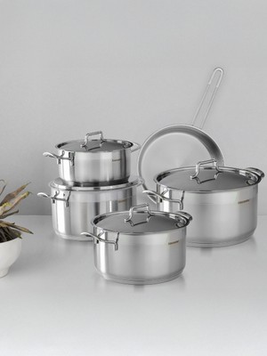 Hascevher Anett 9 Pcs Tencere Set (18/20/22/24/24Tava)