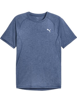 Puma Run Velocity Tri-blend Erkek Mavi Koşu Tişört