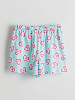 Lc Waikiki Yeni Sezon Beli Lastikli Barbie Baskili Kiz Cocuk Pijama Sort - S5AP85Z4