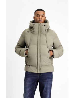 Kapüşonlu Şişme Spor Mont