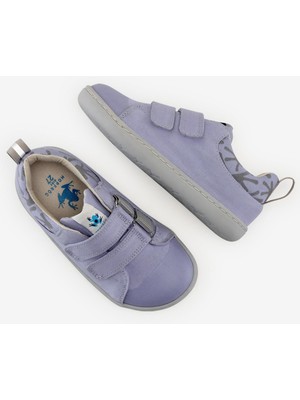 Hopfrög Smart Walker Canvas Play Lila Barefoot Çocuk Ayakkabı Tekstil Malzemeden Geniş Tabanlı Unisex