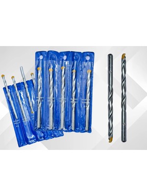 Beton Duvar Matkap Ucu, 8mm, Yüksek Kaliteli Masonry Drills (5 Adet)