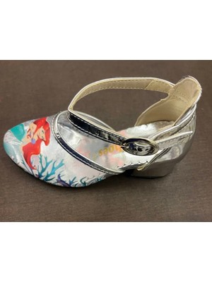 Denizkızı Figürlü Topuklu Ayakkabı